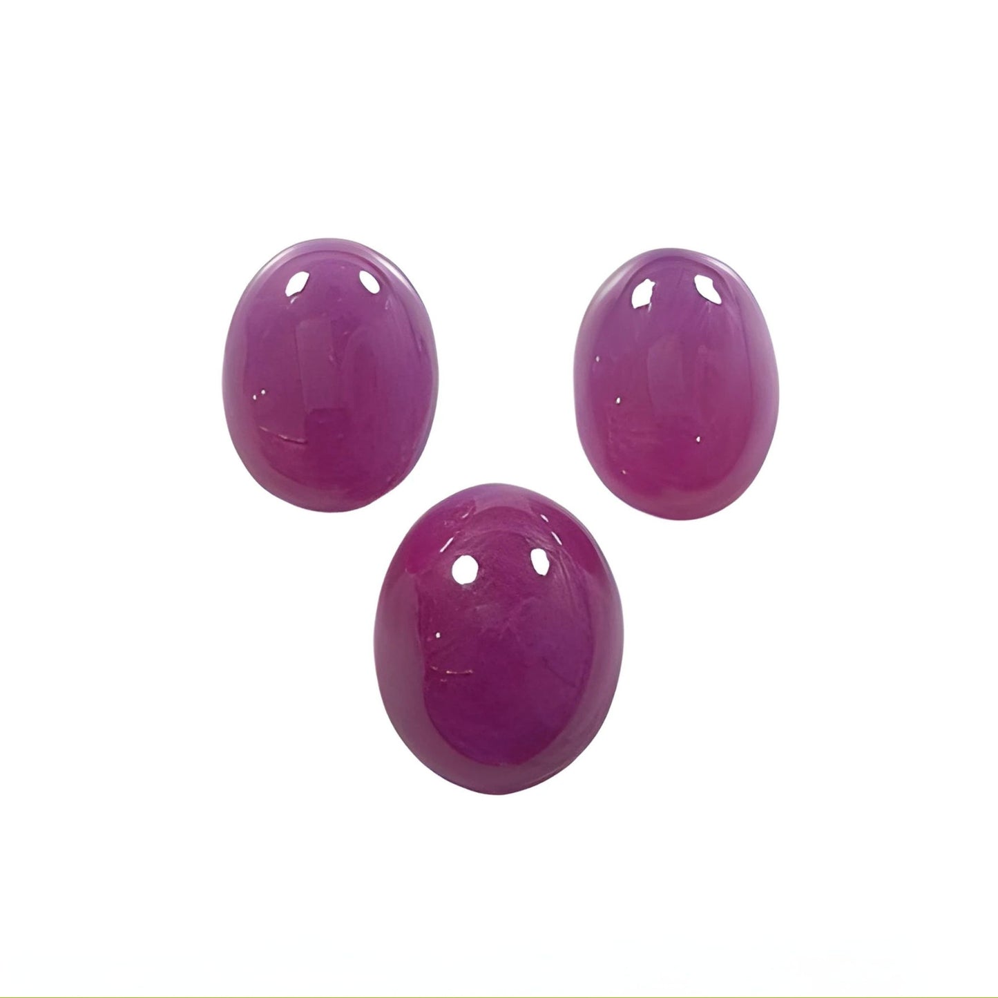ruby oval shape cabochon