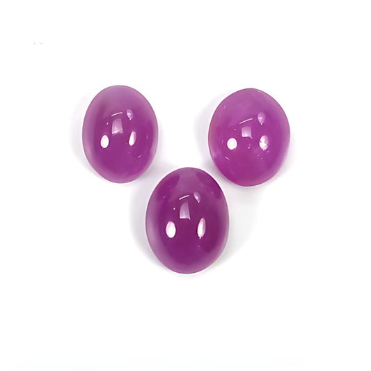 ruby oval shape cabochon