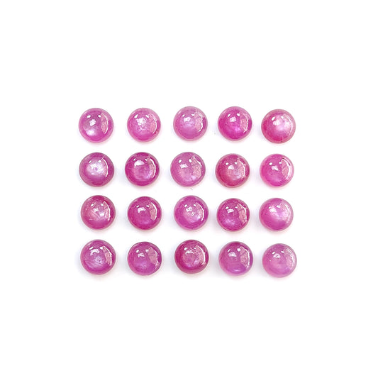 كابوشون ياقوت دائري