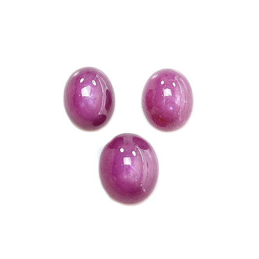 red ruby oval cabochon