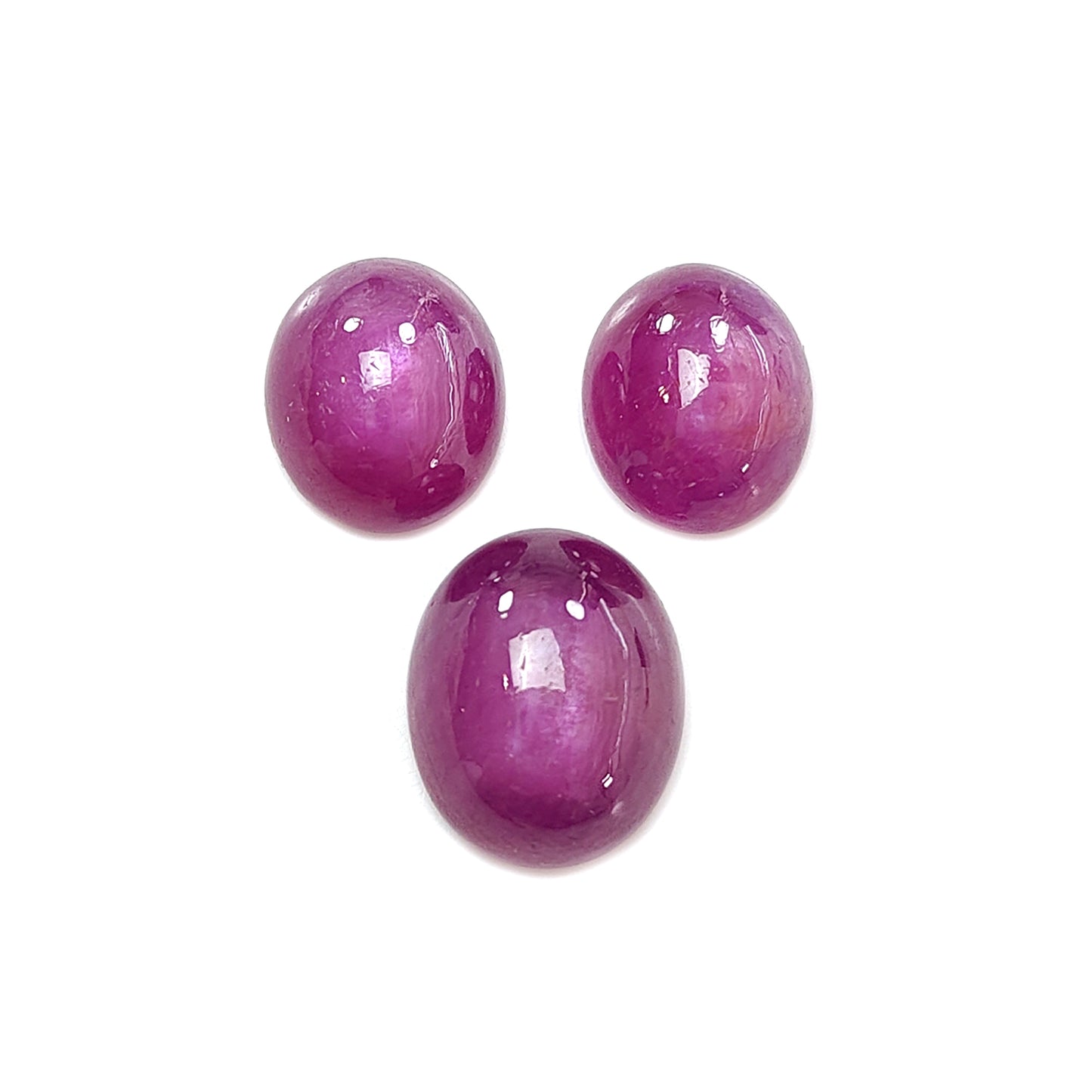red ruby oval cabochon