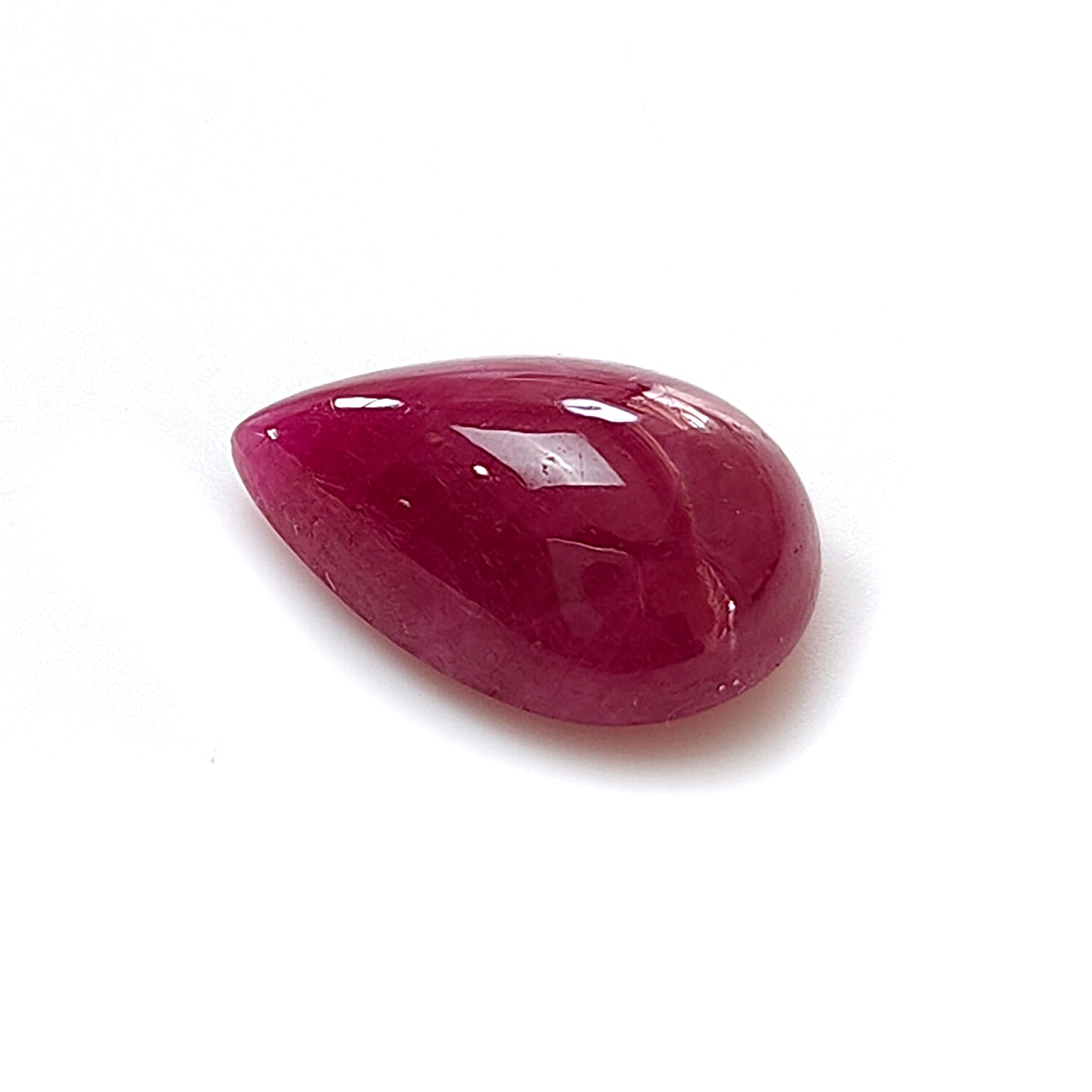 ruby pear shape cabochon