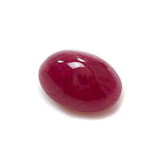ruby oval shape cabochon