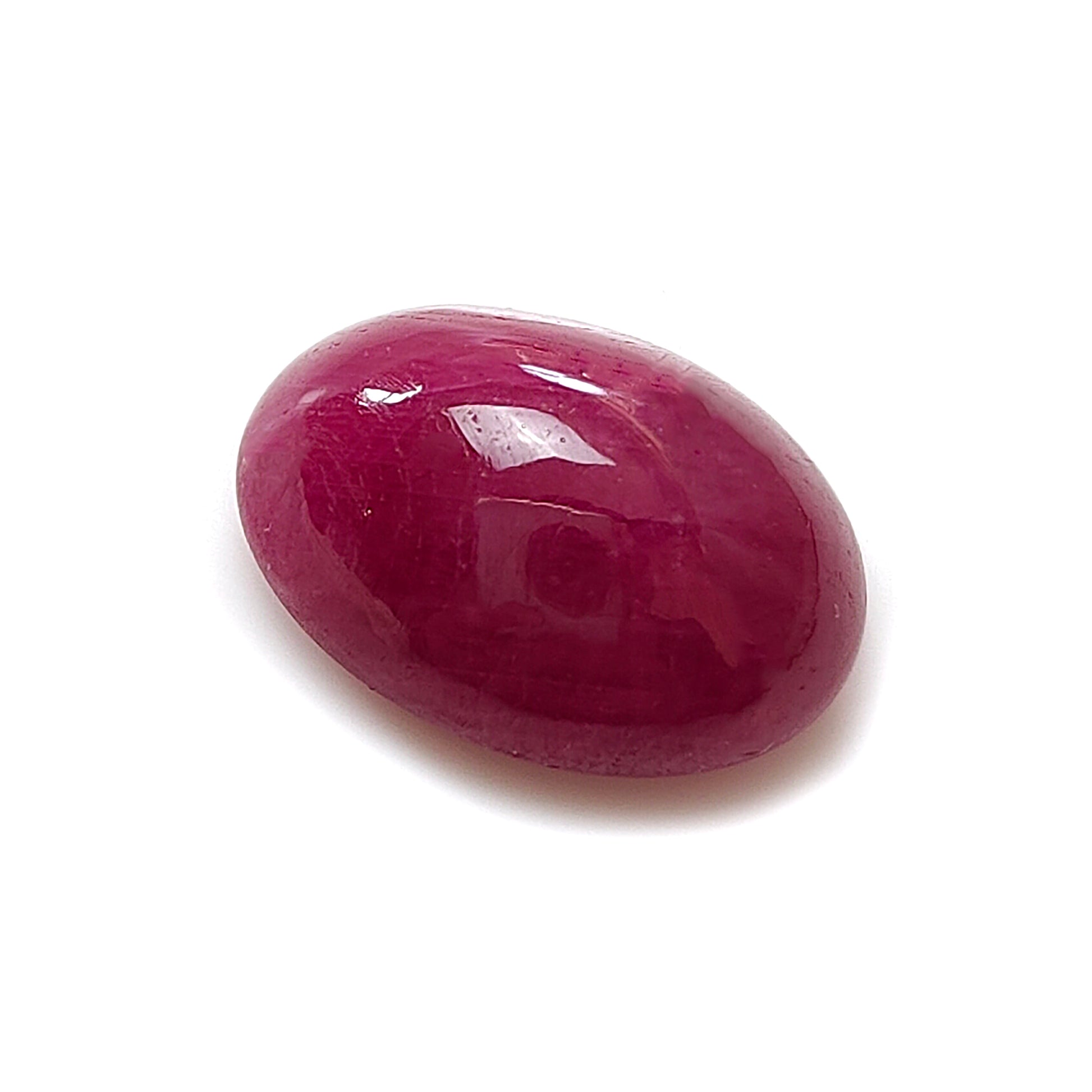ruby oval shape cabochon