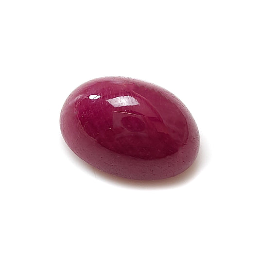 ruby oval shape cabochon