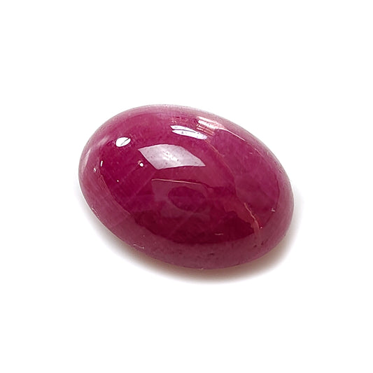 ruby oval shape cabochon