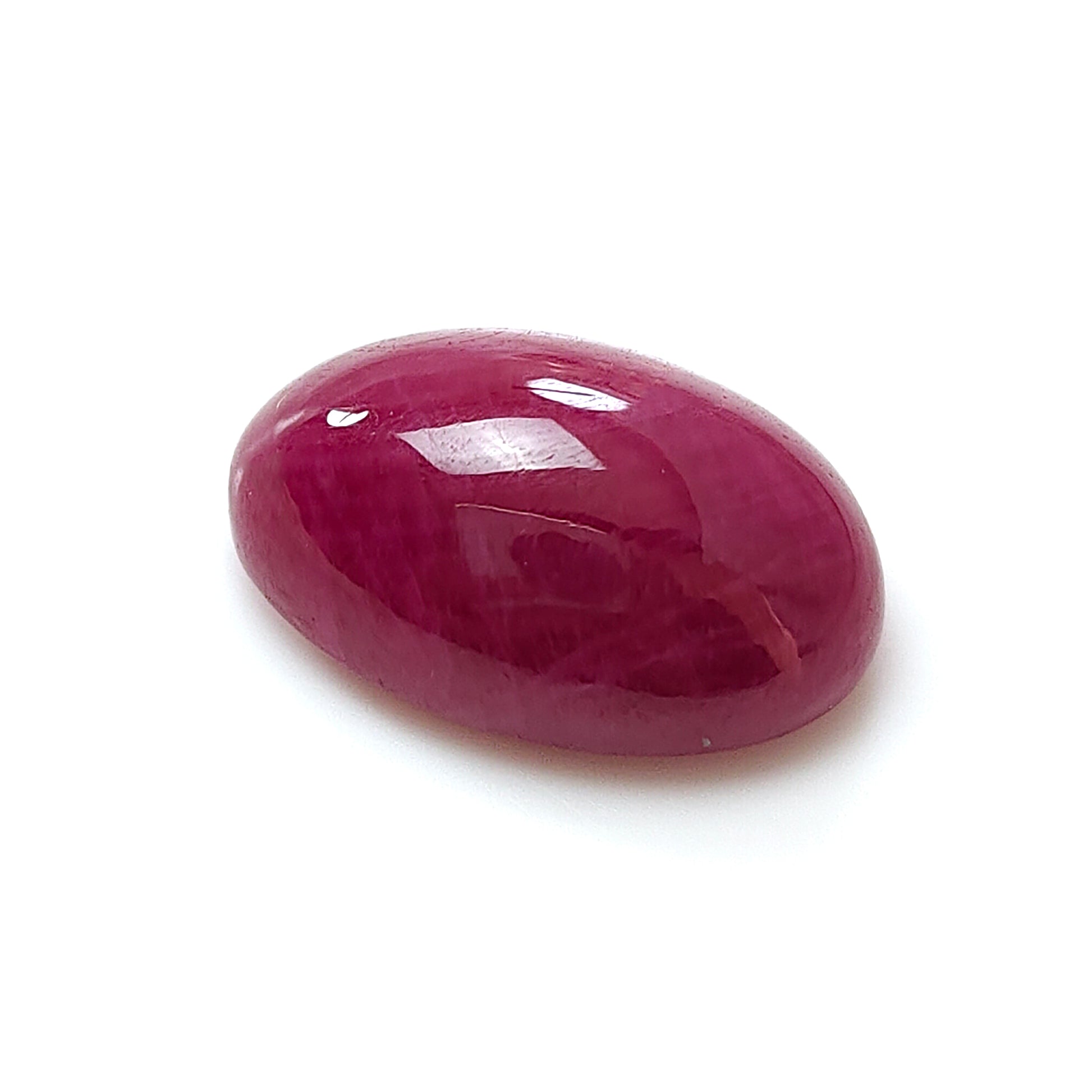 ruby oval shape cabochon