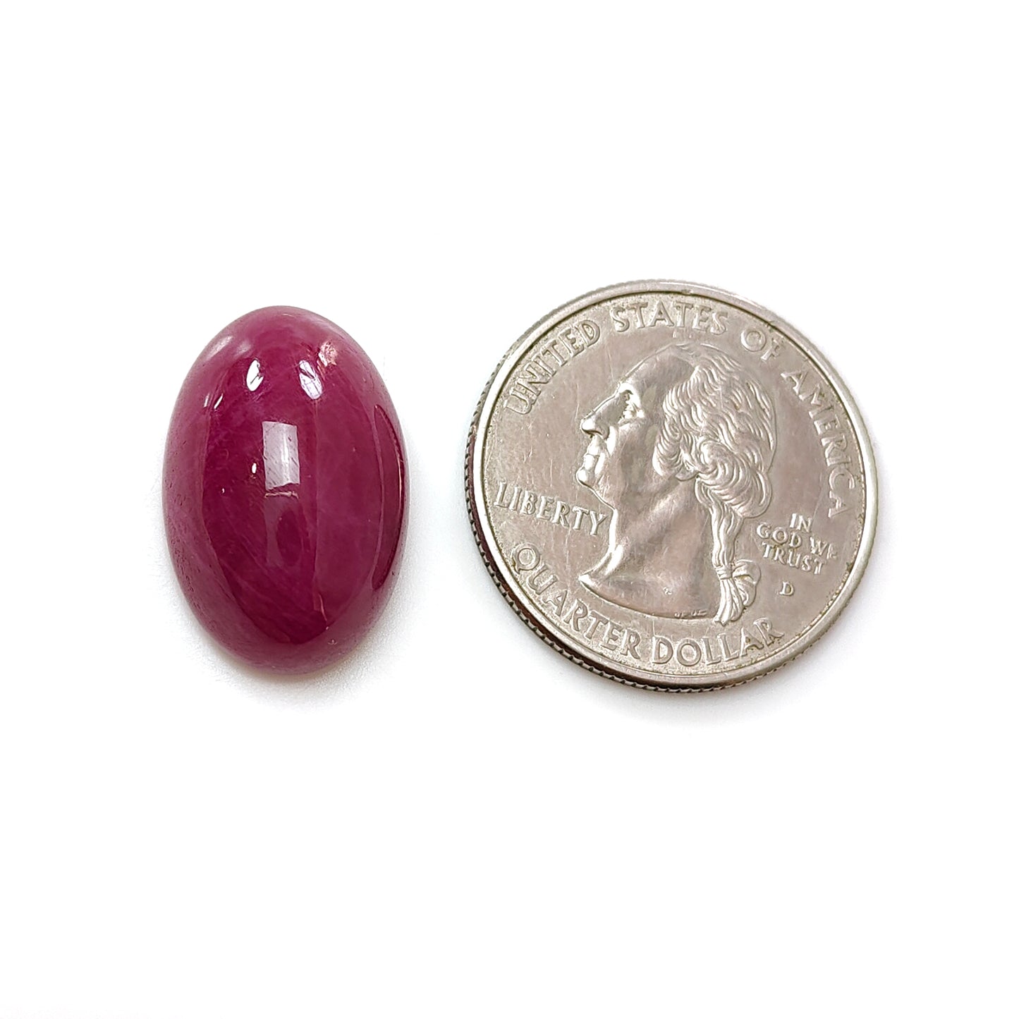 rubino cabochon non trattato