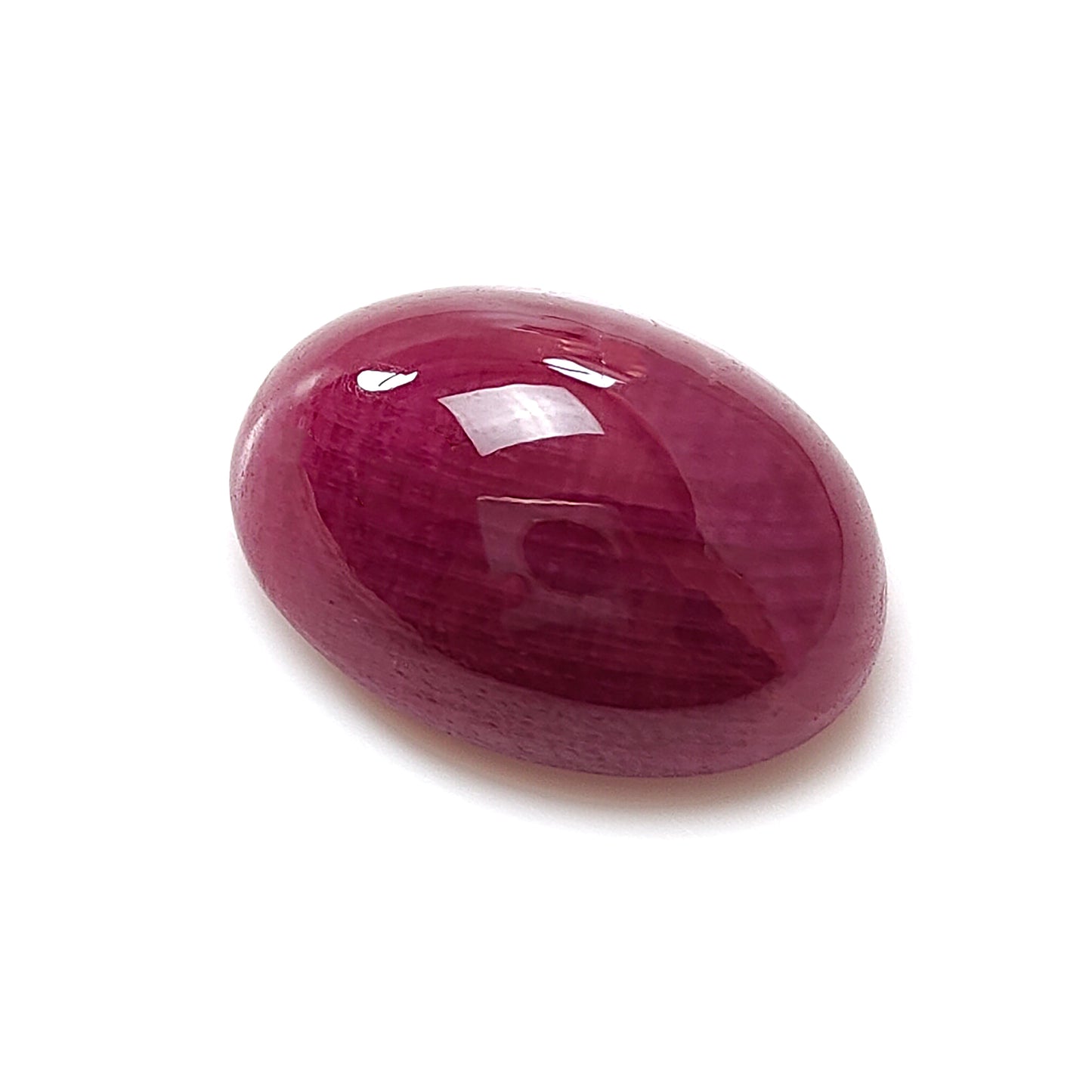 ruby oval shape cabochon