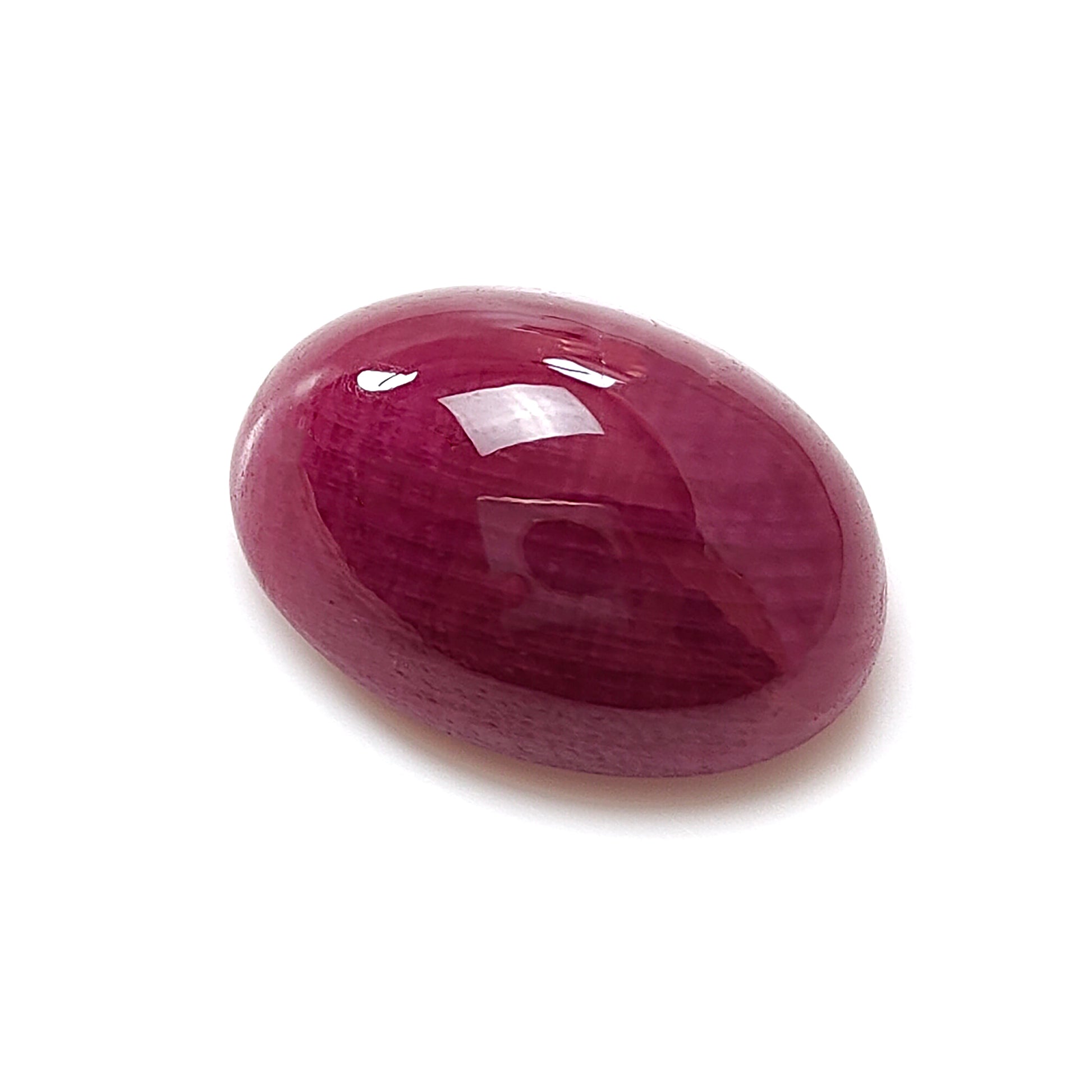 ruby oval shape cabochon