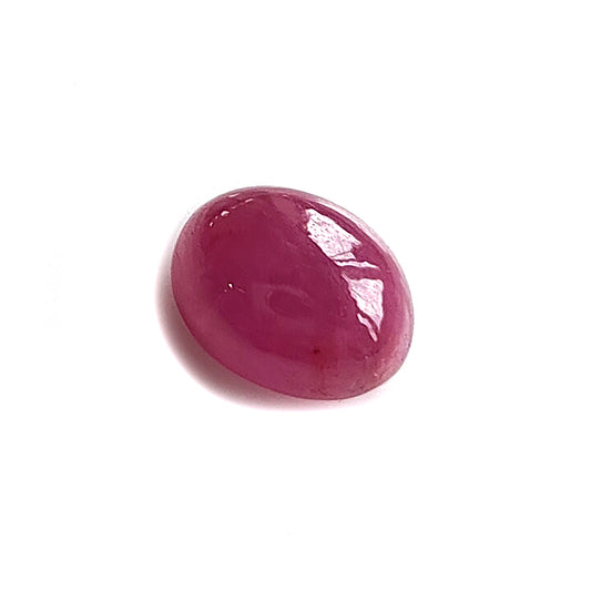 Ruby Oval Cabochon Gemstone