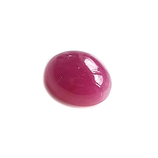 Ruby Oval Shape Cabochon Gemstone