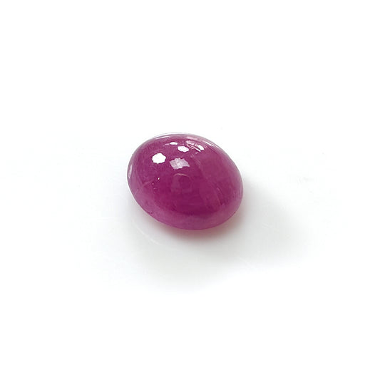 Ruby Oval Shape Cabochon Gemstone