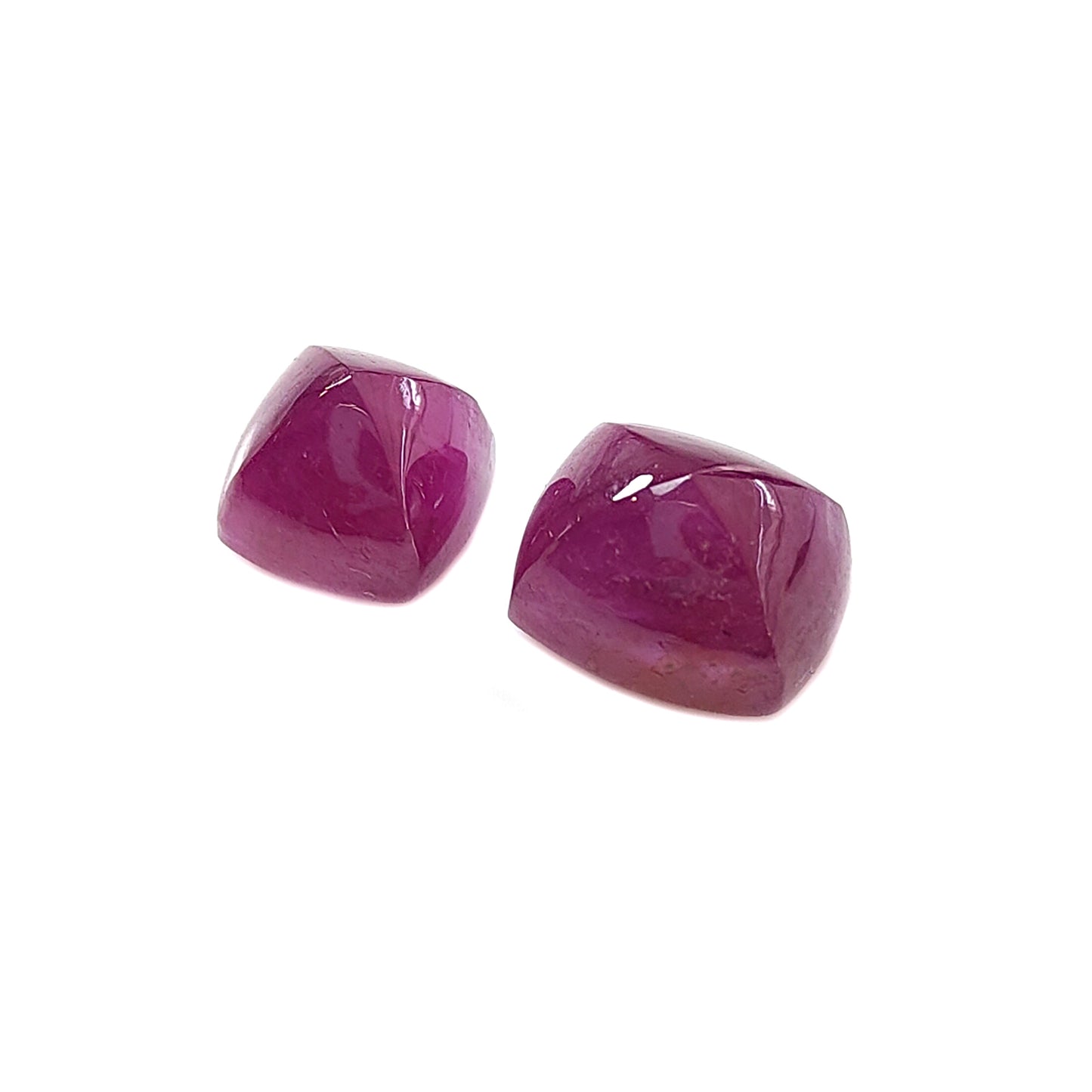 red ruby sugarloaf cabochon