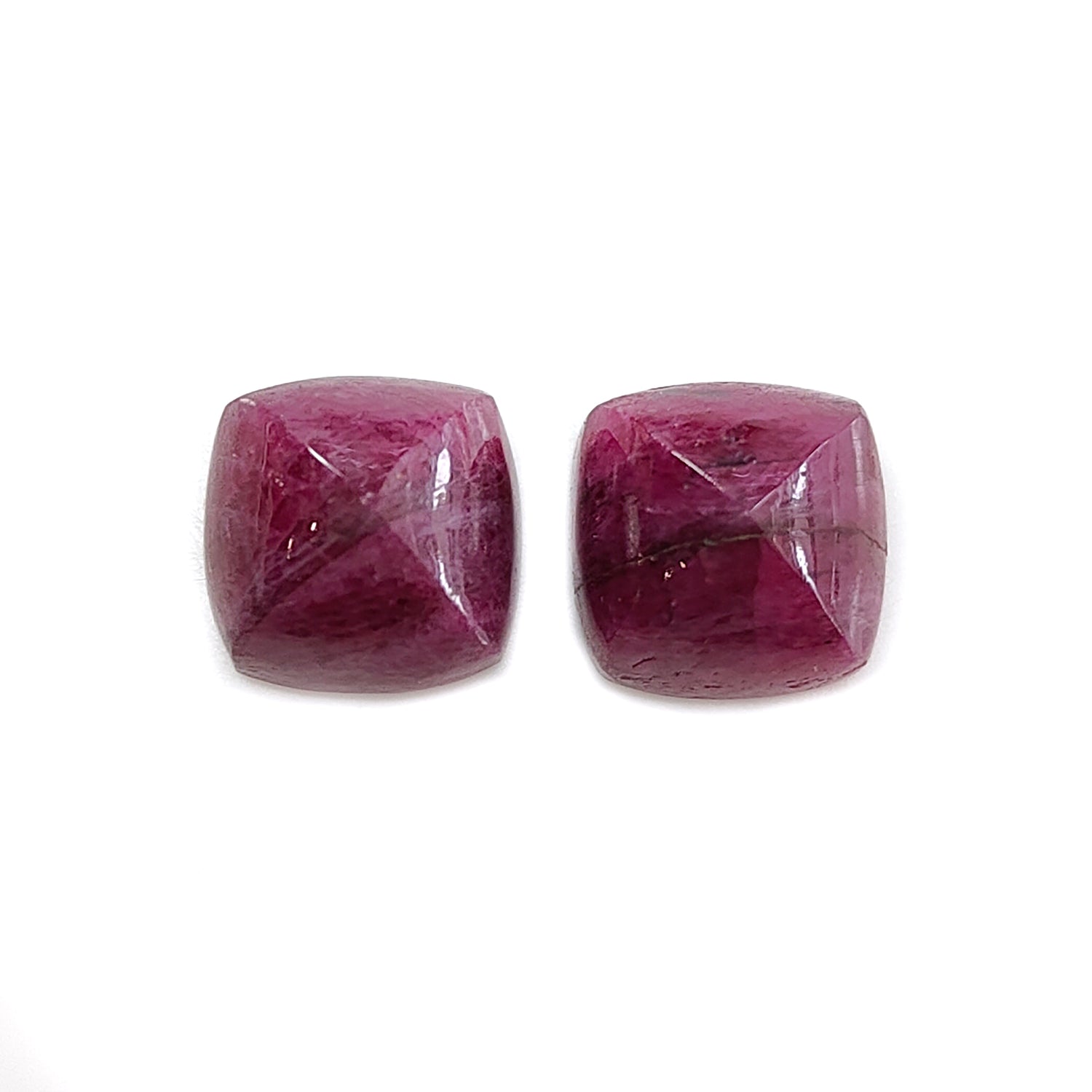 red ruby sugarloaf cabochon