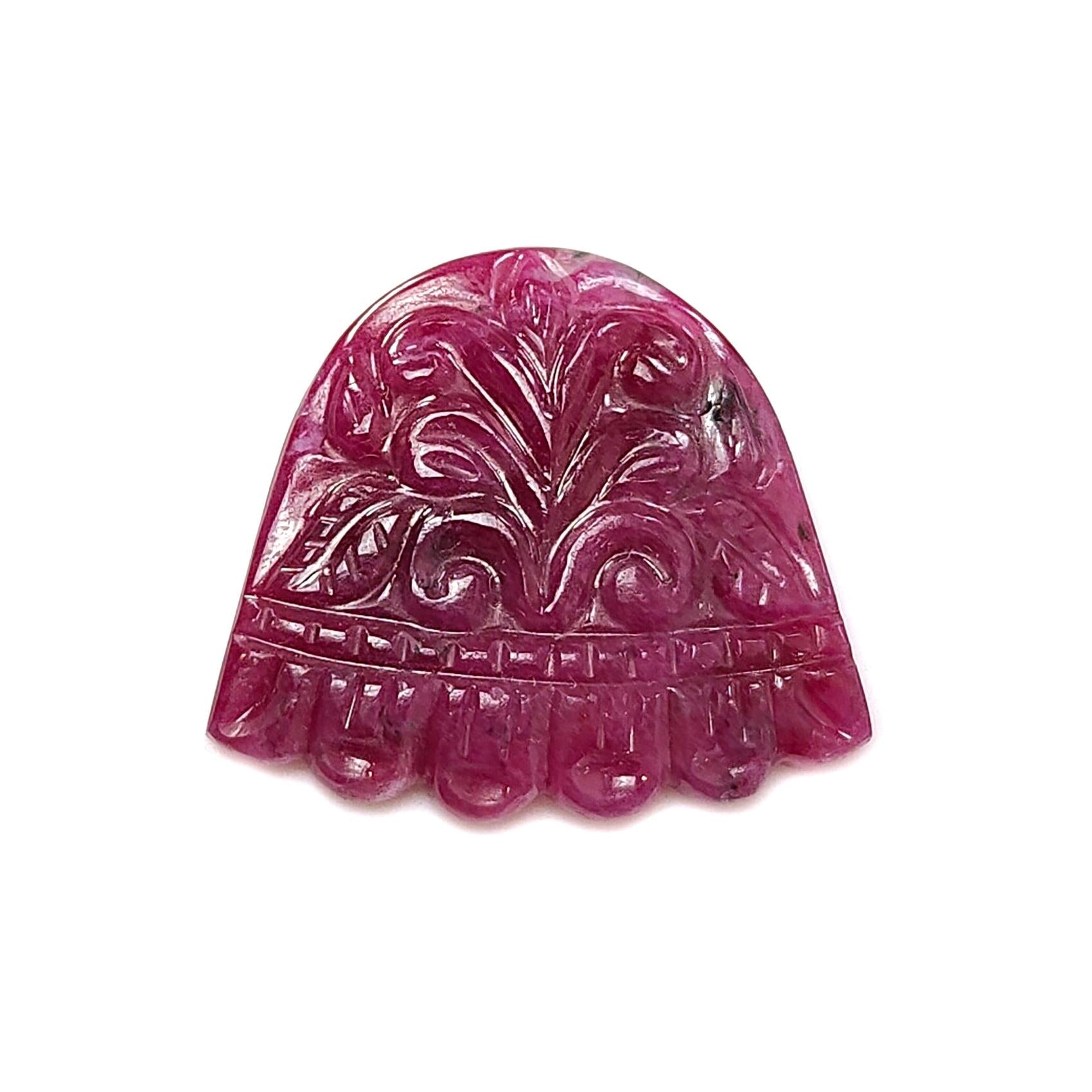 Ruby Fancy Carving