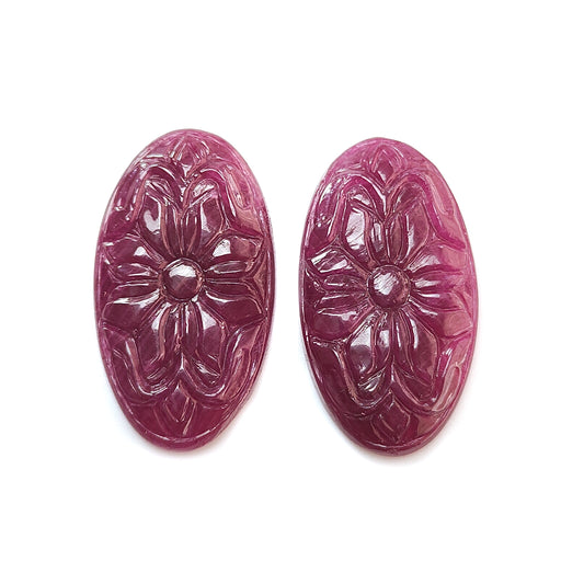 ruby carving gemstone