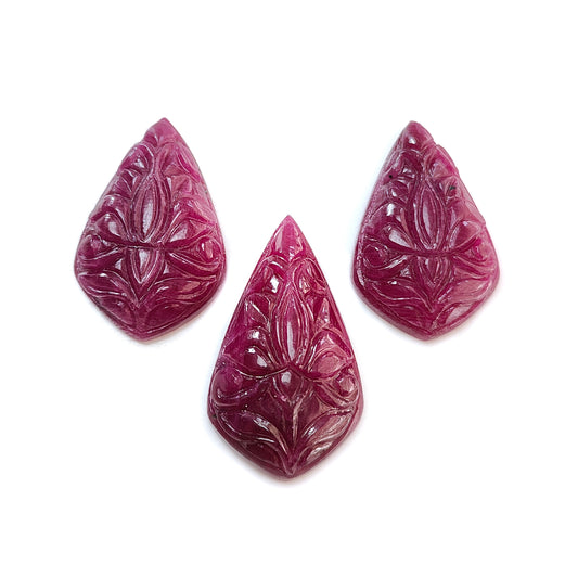 ruby carving gemstone