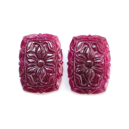 ruby carving gemstone