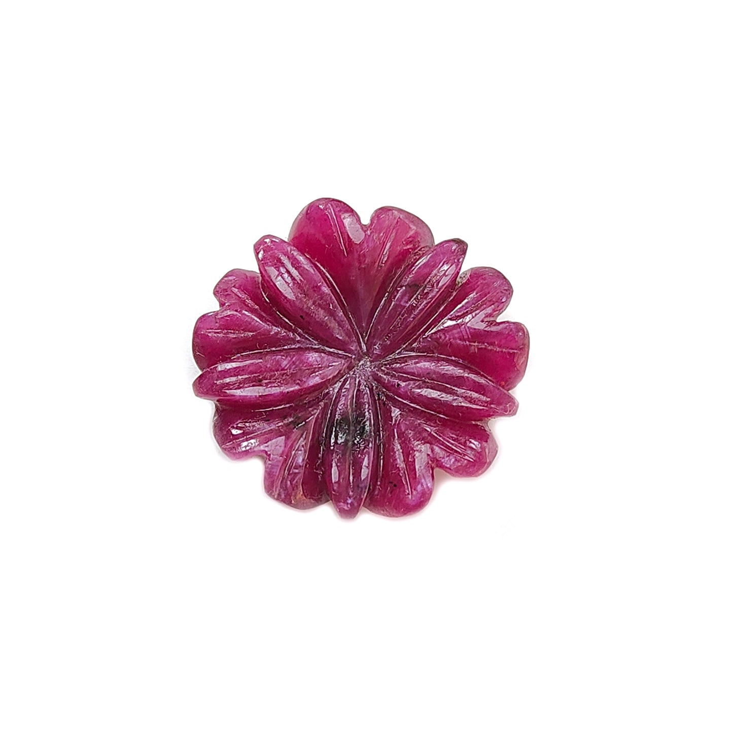ruby flower carving