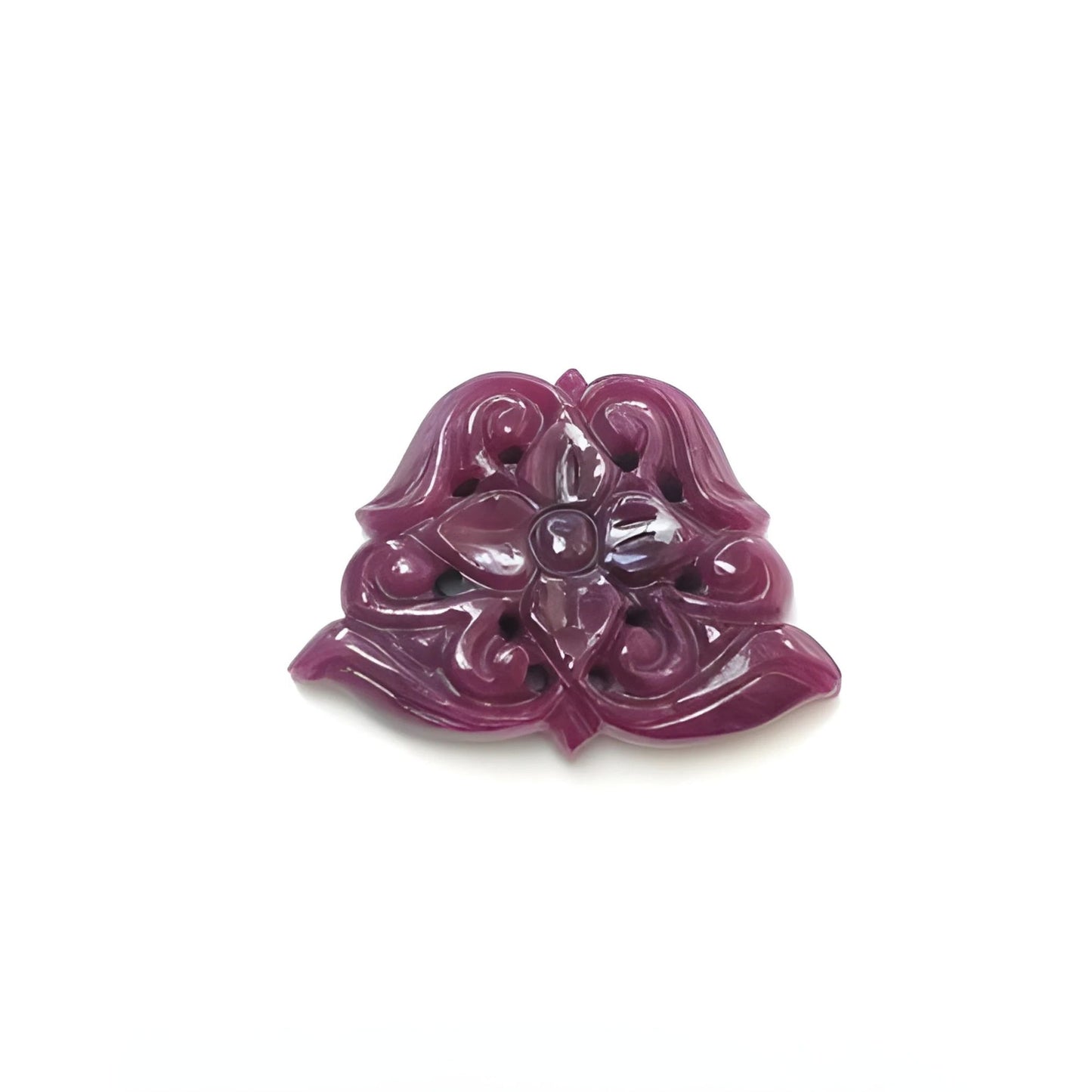 red ruby fancy carving