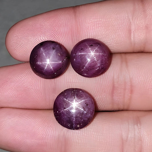 Rubino ovale stellato