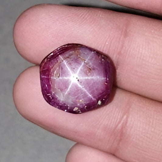 星光红宝石凸圆形宝石