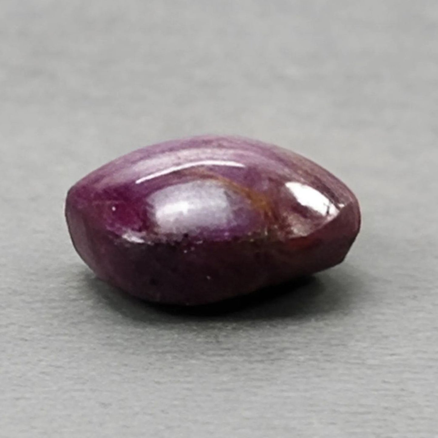 24.35cts Natural Untreated Star Ruby Gemstone Hexagon Shape Cabochon 18*15.5mm