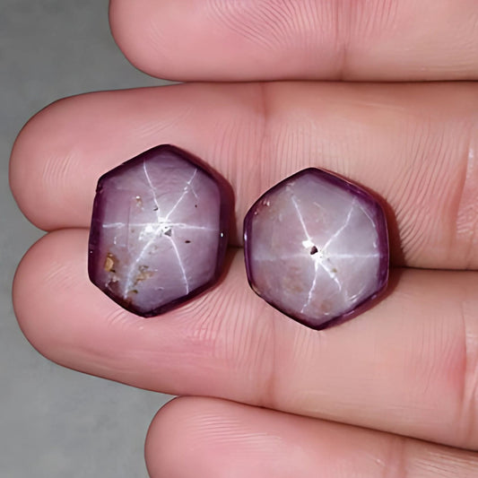 Rubis étoilé hexagonal