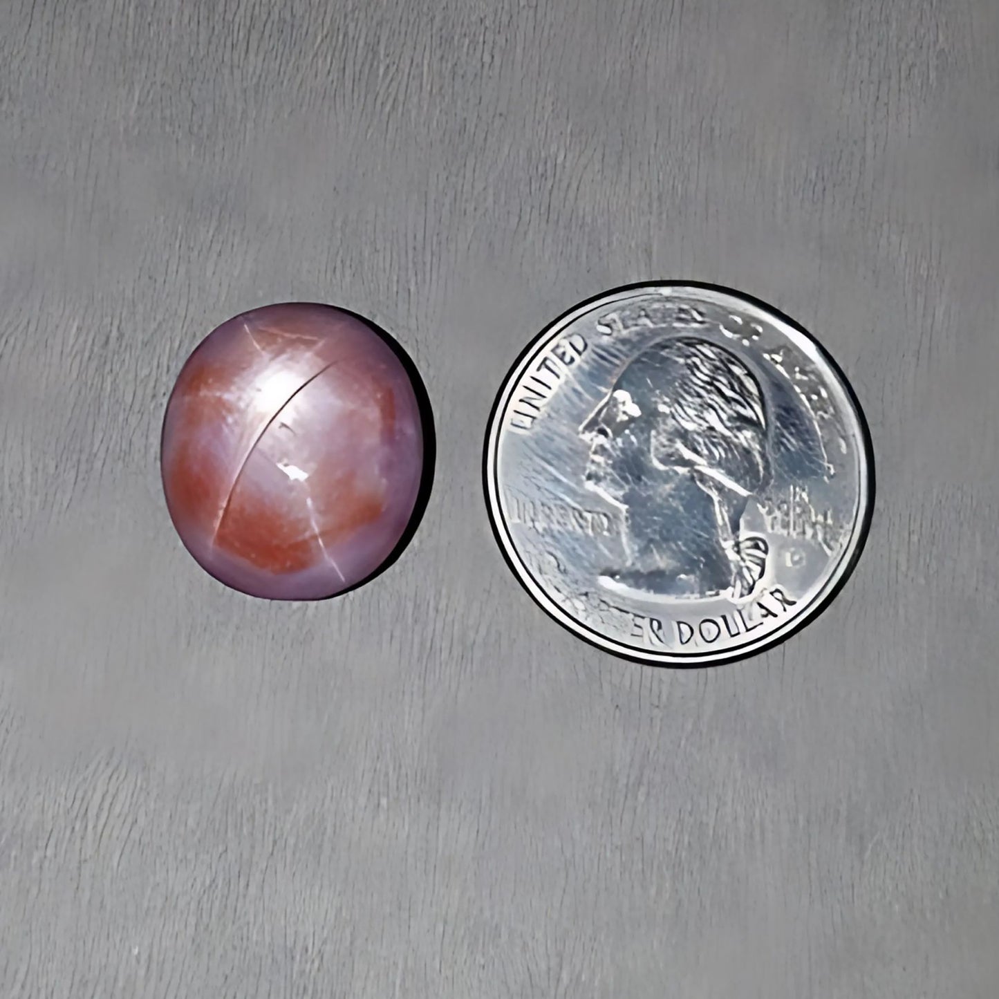 35.90cts Natural Untreated Star Ruby Gemstone Oval Shape Cabochon 18*16mm