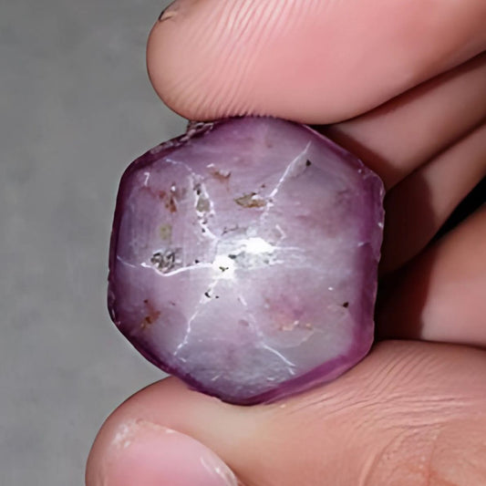 Piedra preciosa curativa rubí estrella