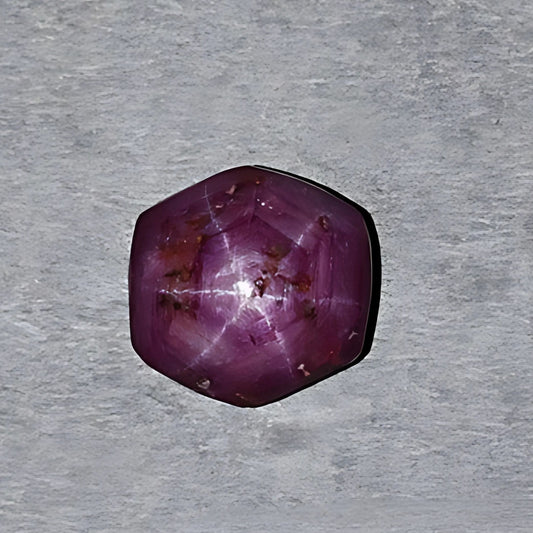 Rubí estrella hexagonal