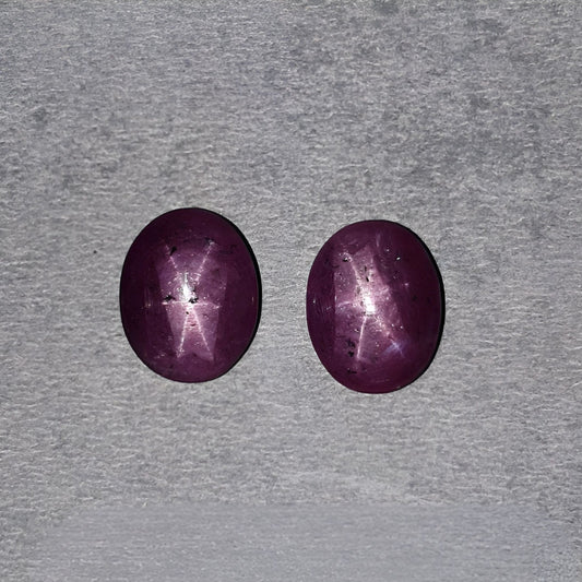 Cabochon rubis étoilé