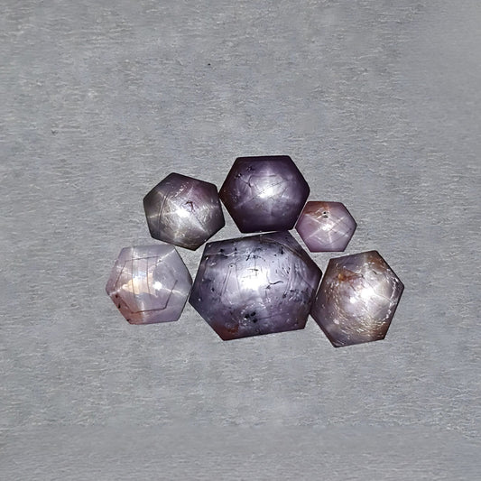 Rubis étoilé inégal