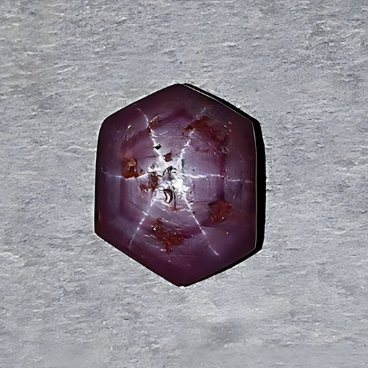 彩色星光红宝石