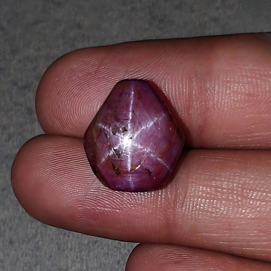 星光红宝石凸圆形宝石