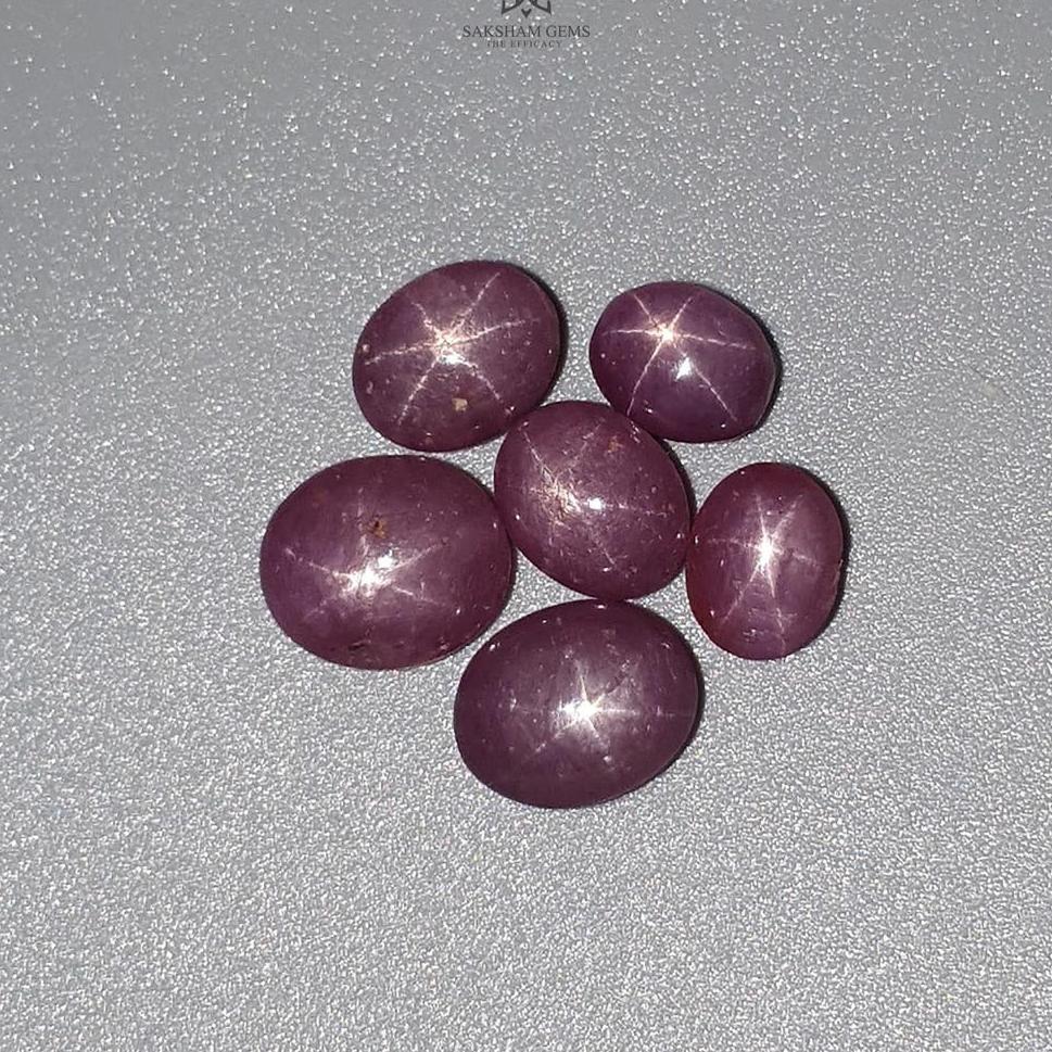 Star Ruby Gemstone Cabochon