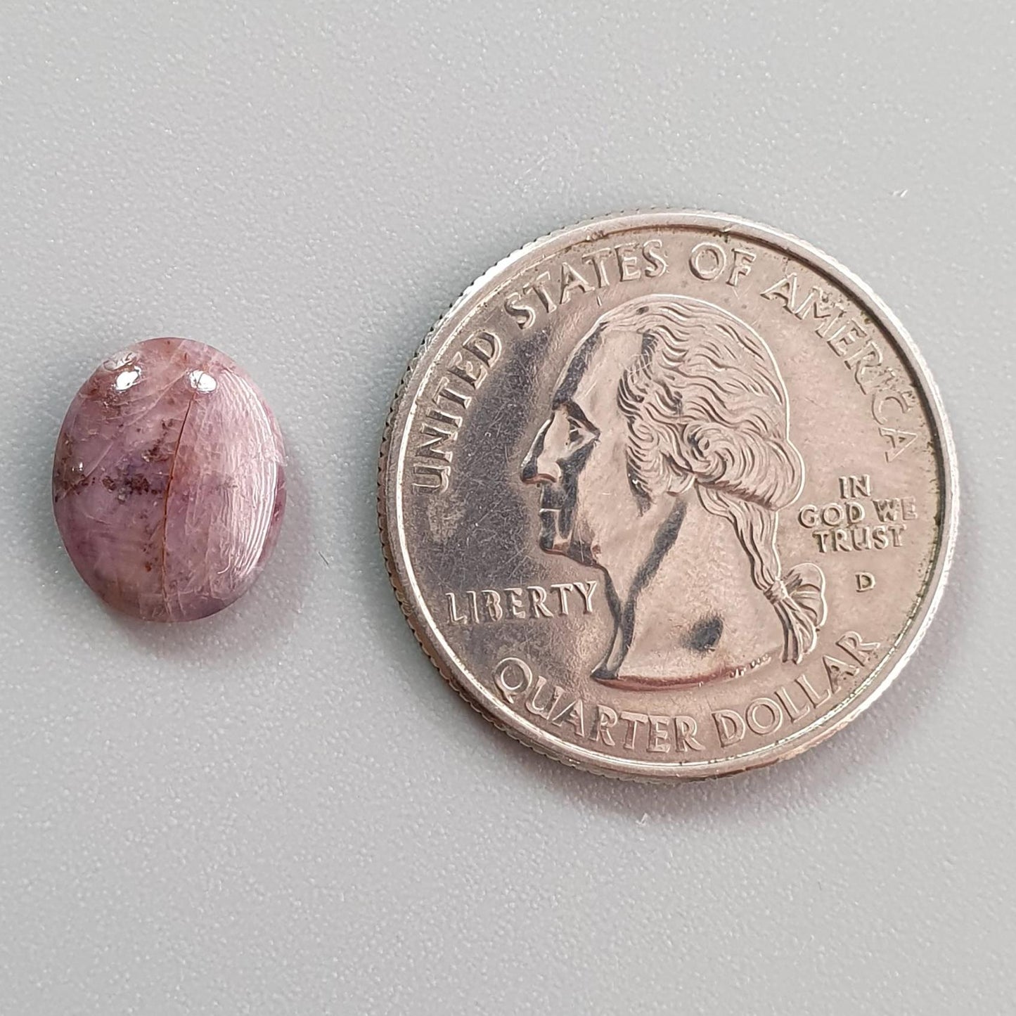 Star Ruby Trapiche Oval Cabochon Gemstone : 4.50cts Natural Unheated Star Ruby Trapiche Oval Cabochon 12mm -10mm 1pc For Jewelry
