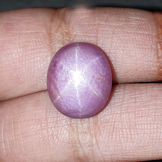 star ruby oval cabochon
