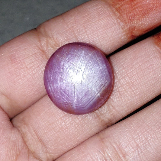 star ruby round cabochon
