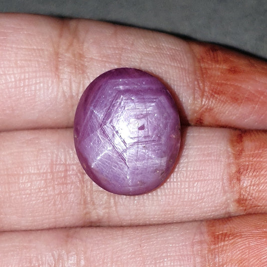 star ruby oval cabochon