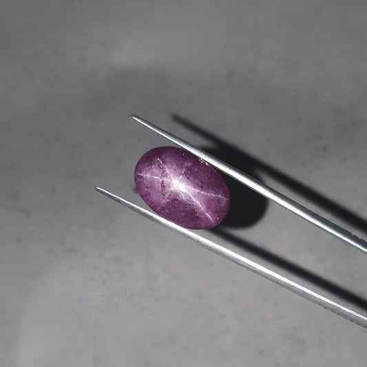Oval Star Ruby
