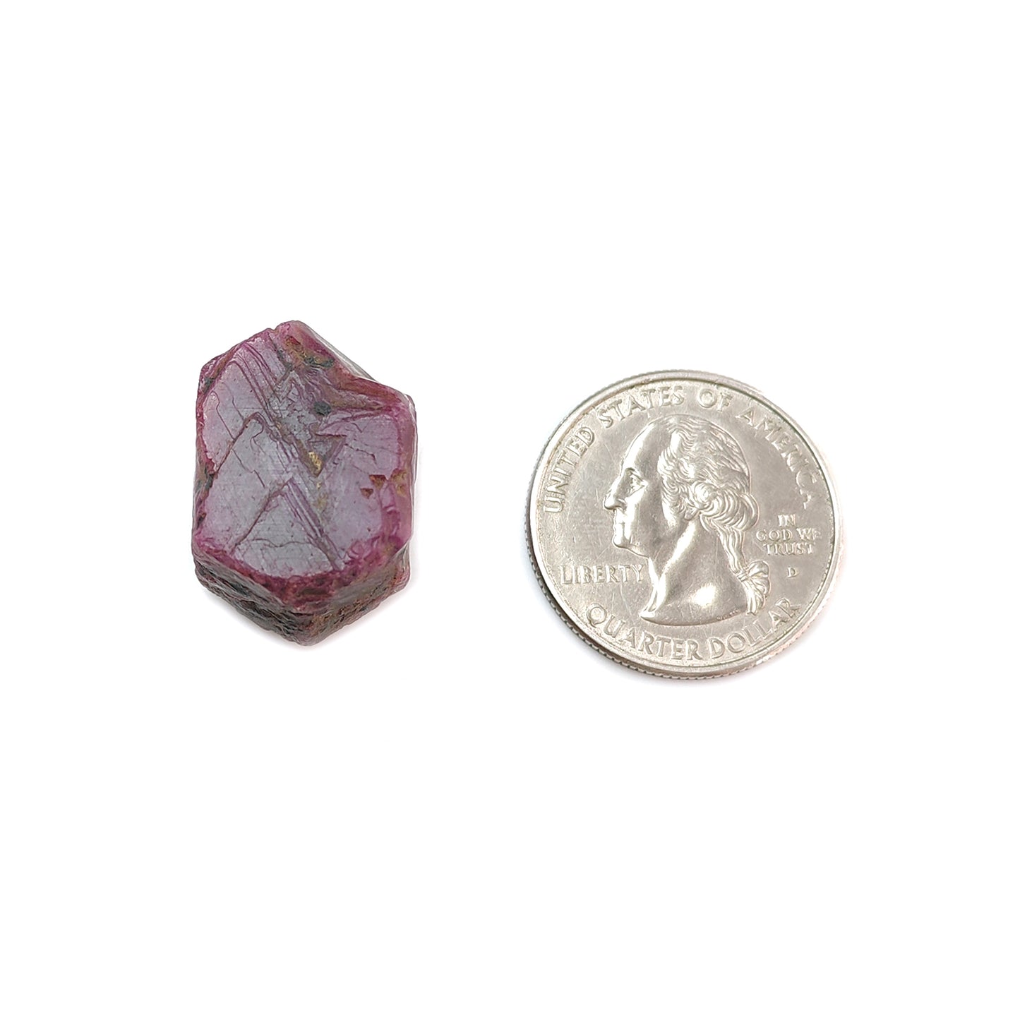 كريستال الياقوت لون طبيعي