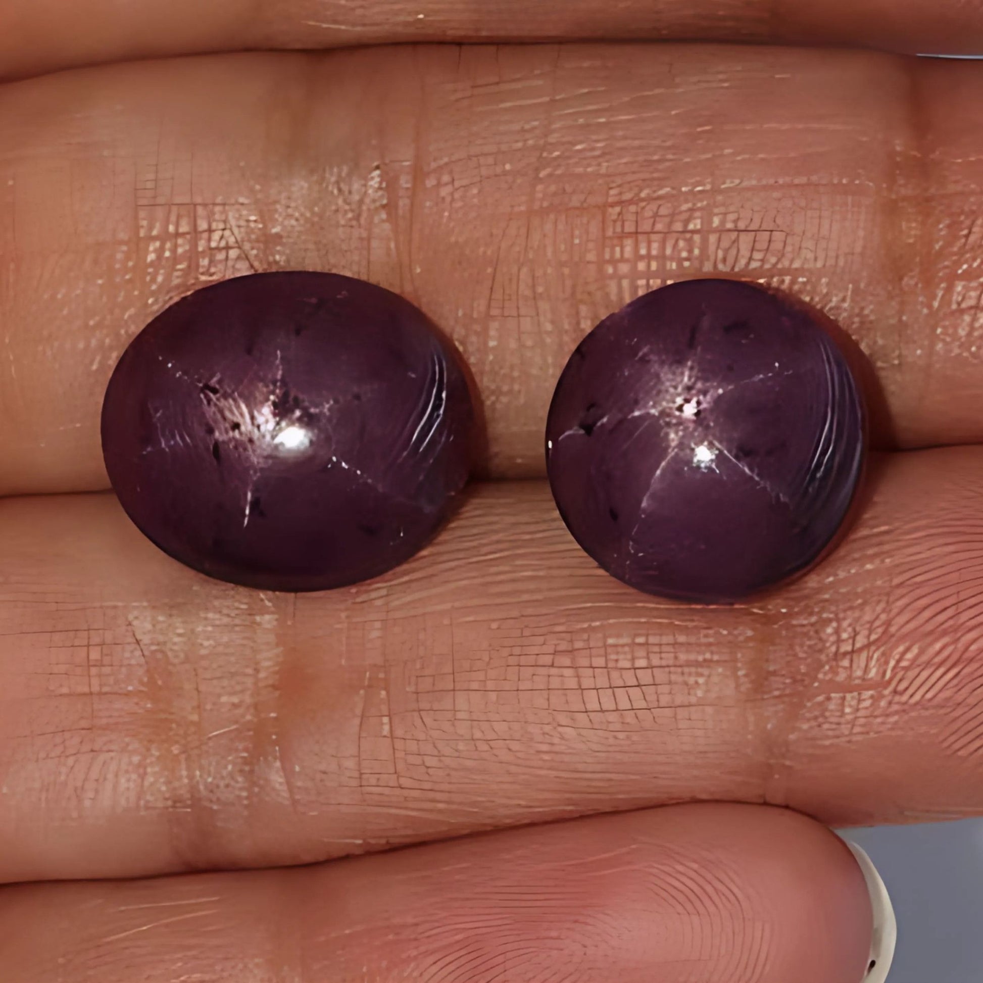 Oval Star Ruby