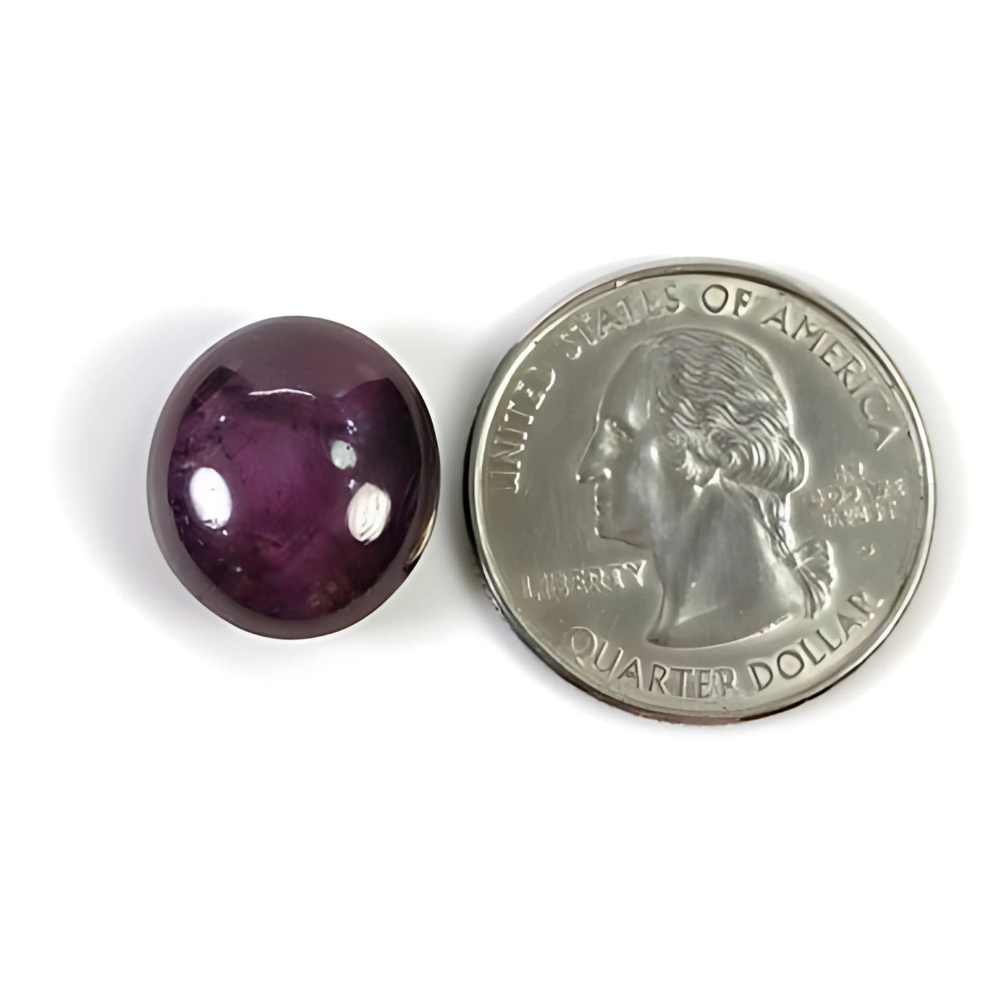 22.80cts Natural Untreated Star Ruby Gemstone Oval Shape Cabochon 16*14.5mm