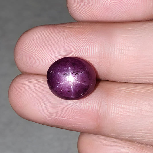 Rubis étoilé ovale