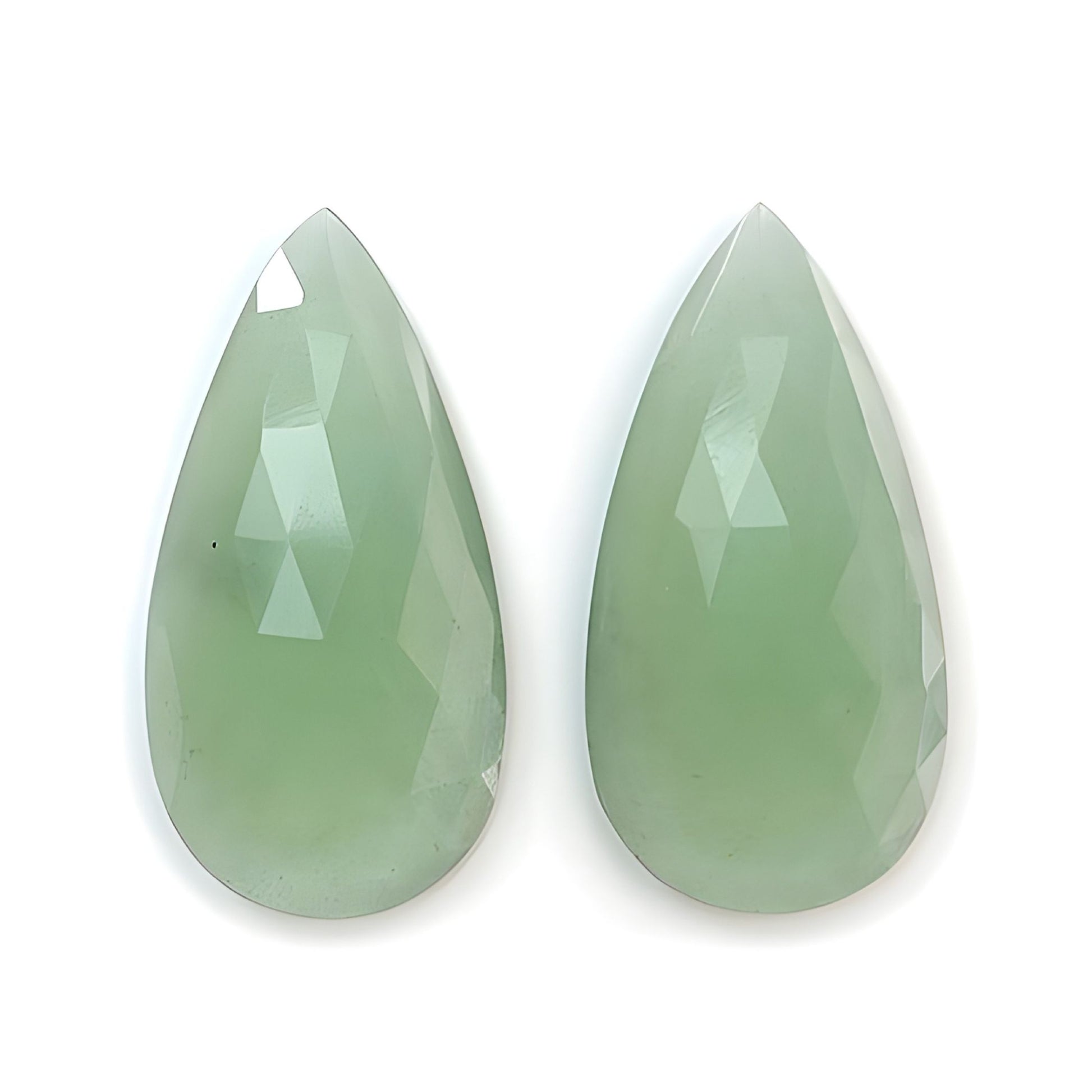 Serpentine Pear Shape Rose Cut