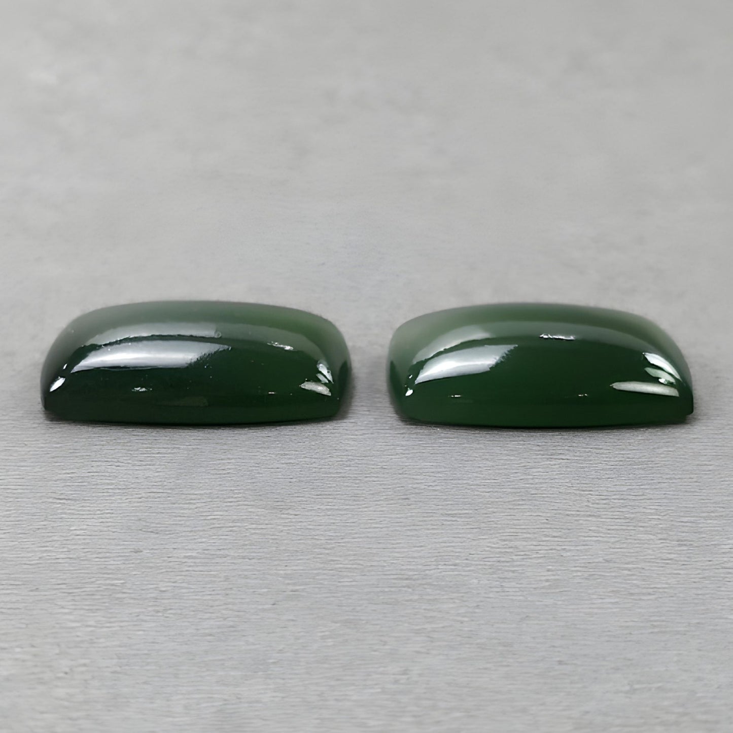 48.00cts Antigorite Serpentine Gemstone Natural Untreated Cabochon Cushion Shape Pair