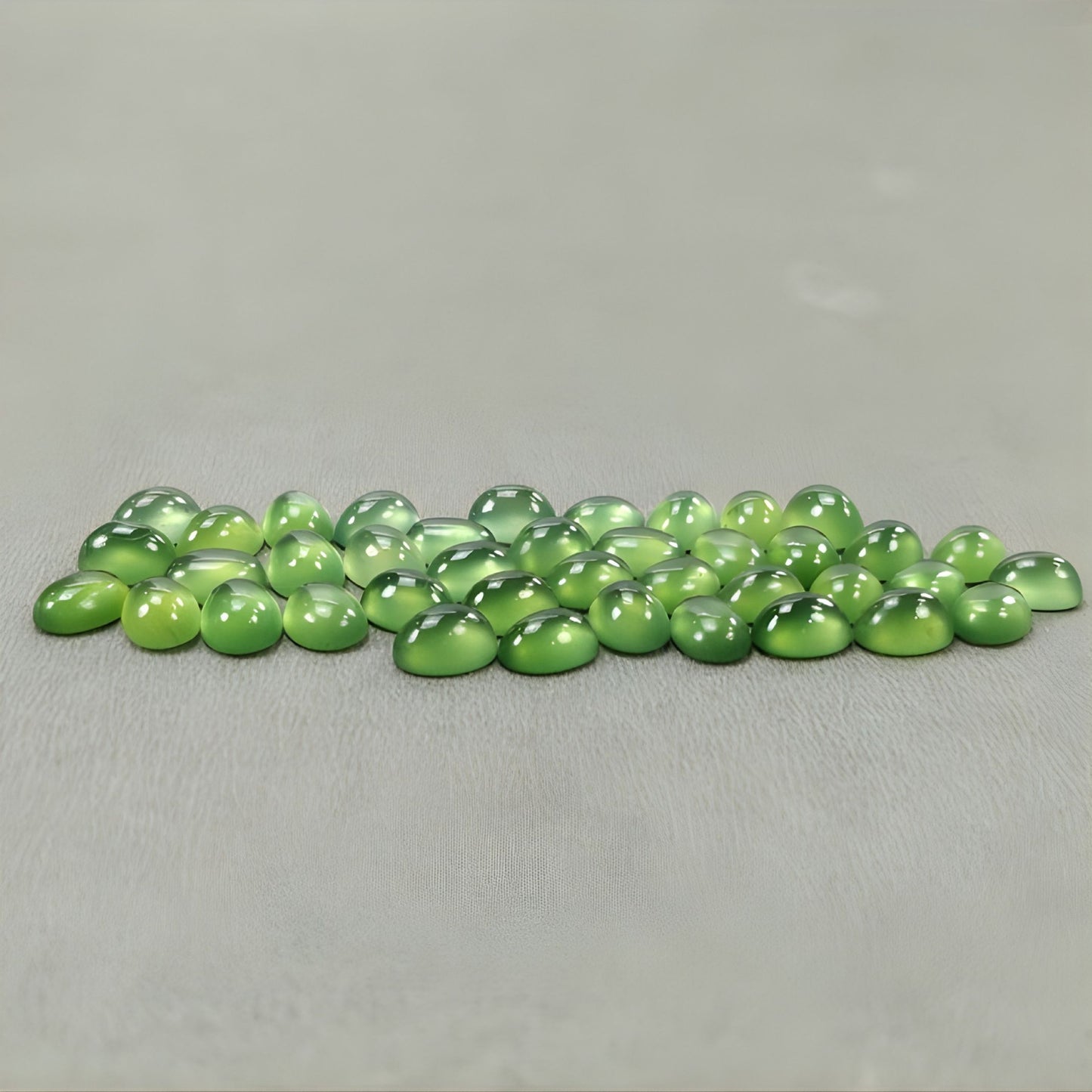 50.95cts Serpentine Gemstone Natural Untreated Cabochon Oval Shape 40pcs