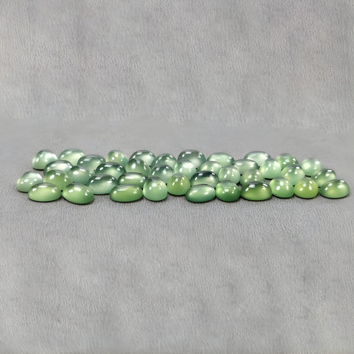 49.90cts Serpentine Gemstone Natural Untreated Cabochon Oval Shape 40pcs